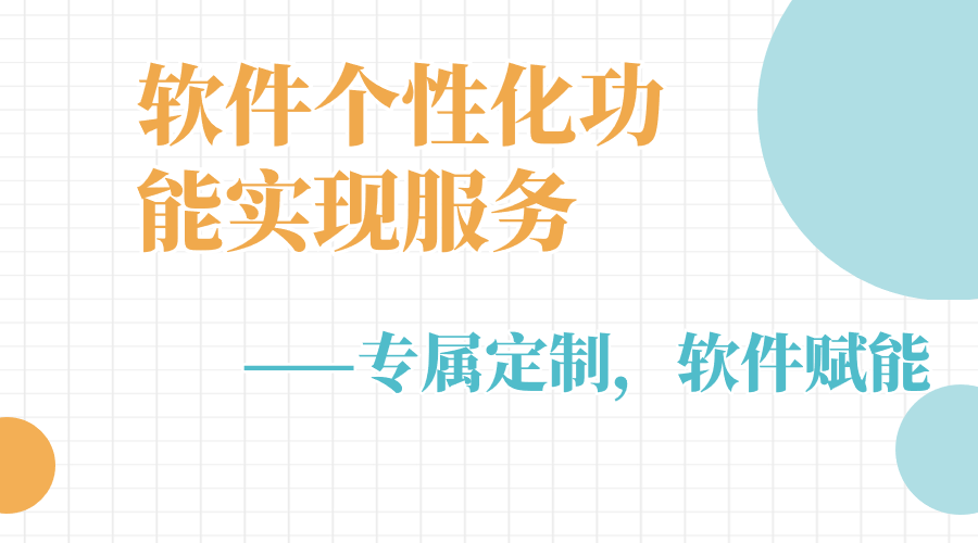 软件个性化功能实现
